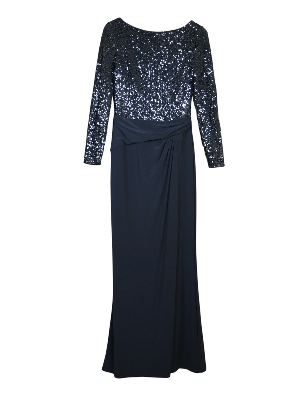 Lauren Ralph Lauren Evening Women's 8 Long Sleeve Sequin Evening Gown